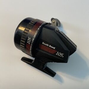 Vintage South Bend 105‎ Fishing Reel Closed Face Spin Cast 3.1:1 Ratio